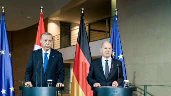 Predsednik Turske Redžep Tajip Erdogan i nemački kancelar Olaf Šolc