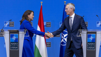 Jens Stoltenberg i Katalin Novak