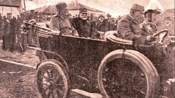 Kralj Petar I ulazi u Skoplje 1912.