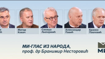 Mi glas iz naroda Branimir Nestorovic predaja liste RIK-u 
