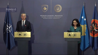 Jens Stoltenberg i Vjosa Osmani