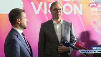 Aleksandar Vucic i Jakov Milatovic