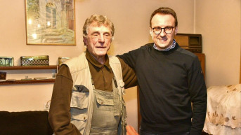 Petković sa unukom Živojina Mišića