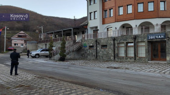 Hotel "Rajska banja" Banjska, upad Kosovske policije