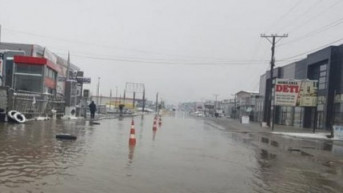 Poplave na autoputu Uroševac-Priština
