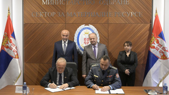 Potpisivanje ugovora Ministarstvo odbrane