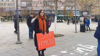 protest u Prištini femicid protest u Prištini femicid