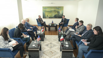 Aljbin Kurti sa ambadorima Kvinte i EU