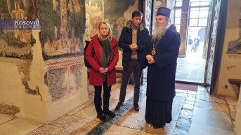 Fon Kramon u poseti manastiru Gračanica Fon Kramon u poseti manastiru Gračanica