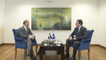 Jonas Vesterlund  i Aljbin Kurti