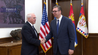 Kristofer Hil i Aleksandar Vučić Kristofer Hil i Aleksandar Vučić