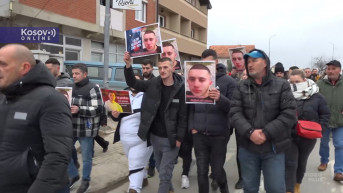 Protest zbog ubijenog dečaka Podujevo