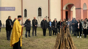 U selu Vraka nadomak Skadra paljenjem badnjaka obeležen Badnji dan