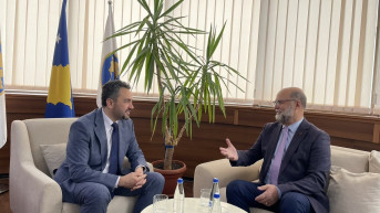 Predsednik Centralne izborne komisije Krešnik Radonjići i ambasador Albanije Petrit Maljaj