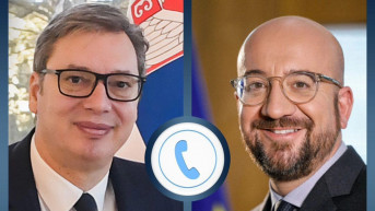 Aleksandar Vučić i Šarl MIšel