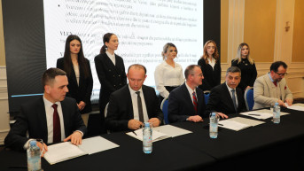 Potpisivanje Dekralacije o saradnji albanskih stranaka u Severnoj Makedoniji