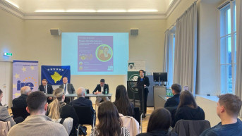 Gervala sa studentima u Nemačkoj