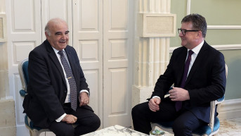 Predsednik Malte Džorž Vela i Miroslav Lajčak 