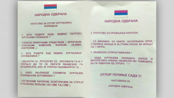 Letak "Narodne samoodbrane"