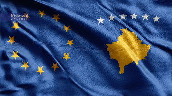 Zastave EU i Kosovo