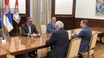 Aleksandar Vučić i Kristofer Hil