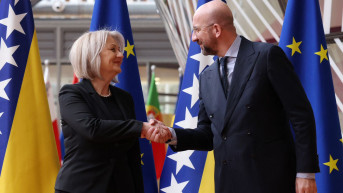 Šarl Mišel i Borjana Krišto