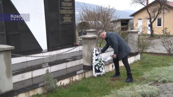 Štrpce: Jevtić položio venac na spomen obeležje stradalima 17. marta Štrpce: Jevtić položio venac na spomen obeležje stradalima 17. marta