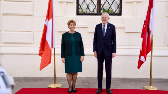Viola Amherd i Aleksander van der Belen