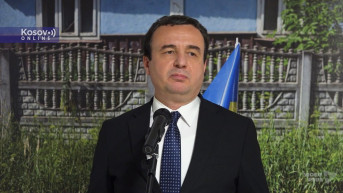 Kurti na otvaranju izložbe o ratu u Ukrajini Kurti na otvaranju izložbe o ratu u Ukrajini