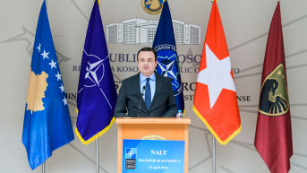 Kurti na primopredaji dužnosti direktora Savetodavnog tima za vezu Natoa