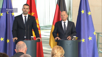 Premijer Crne Gore Milojko Spajić i nemački kancelar Olaf Šolc