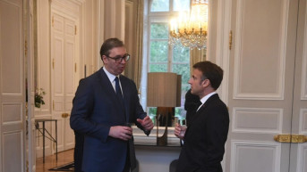 Aleksandar Vucic i Emanuel Makron Pariz