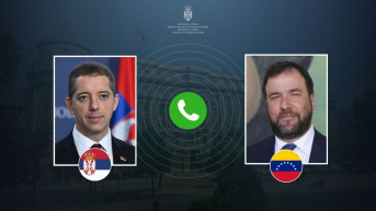 Ministar spoljnih poslova Srbije Marko Đurić i ministar spoljnih poslova Venecuele Ivan Hil Pinto