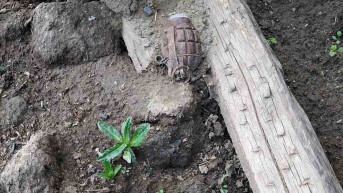 Ručna romba u drvorištu porodice Đuzić iz sela Mogila kod Vitine 