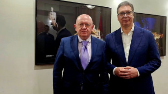 Aleksandar Vučić i Vasilij Nebenzja