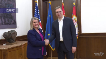 Elizabet Alen i Aleksandar Vučić