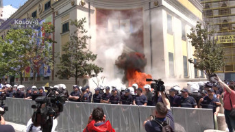 Protest opozicije u Tirani