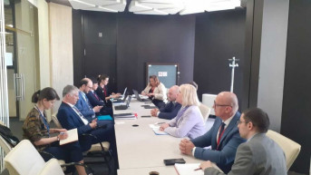 Sastanak sa francuskom i rumunskom delegacijom u Parlamentarnoj skupštini NATO Sastanak sa francuskom i rumunskom delegacijom u Parlamentarnoj skupštini NATO