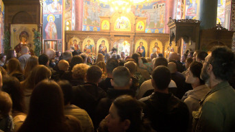 Vaskršnja liturgija u Severnoj Mitrovici