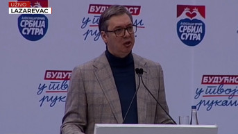 Aleksandar Vucic SNS skup predizborni