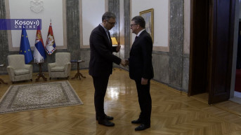 Aleksandar Vučić i Miroslav Lajčak