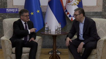 Aleksandar Vučić i Miroslav Lajčak
