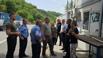 Gazmend Hodža u poseti severu