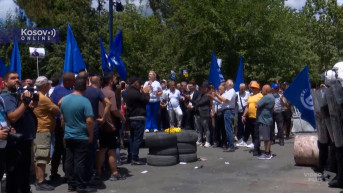 Protest opozicije u Tirani