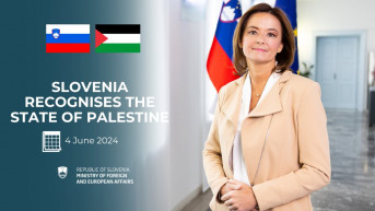 Slovenija priznala Palestinu Tanja Fajon