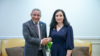 Vjosa Osmani sa premijerom Belizea