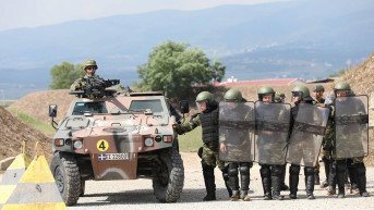 Kfor - grčki vojnici u kampu Novo selo