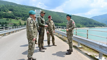 Komandant Kfora Ozkan Ulutaš na Gazivodama