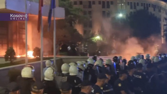 Protest opozicije u Tirani