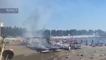 Šenđin požari na plaži, požari u Albaniji